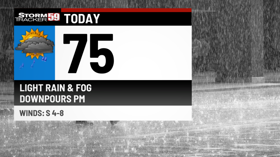 Foggy Morning with a Few Light Showers - AOL