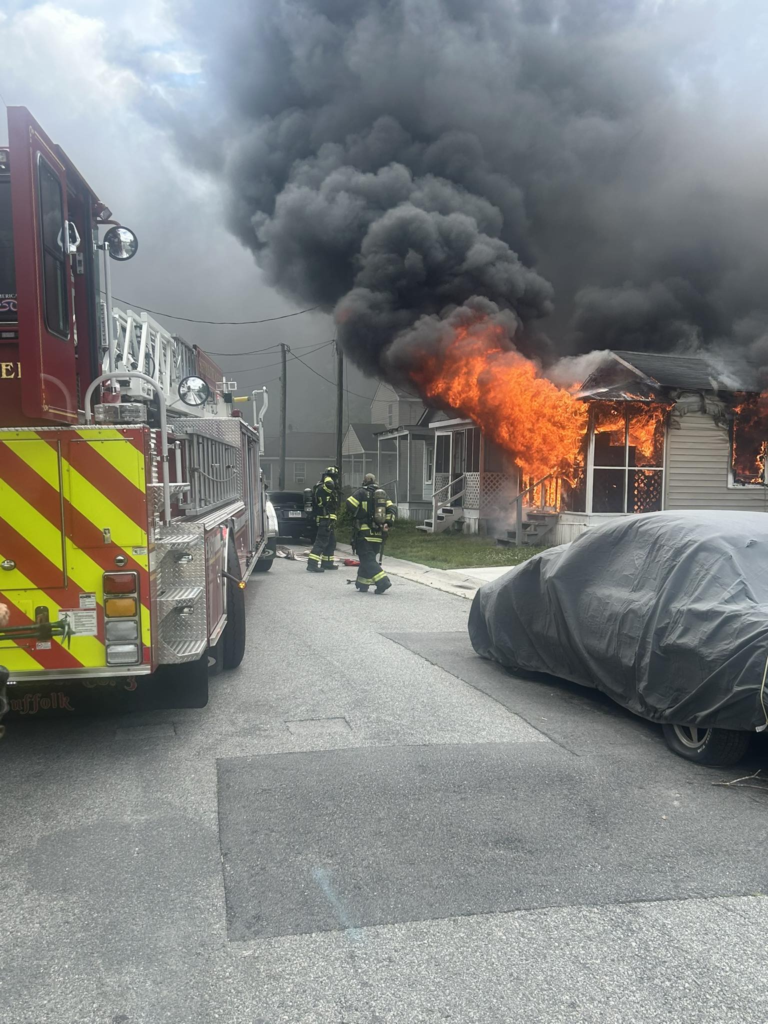PHOTOS: Two displaced after house fire on Osceola Avenue in Suffolk - AOL