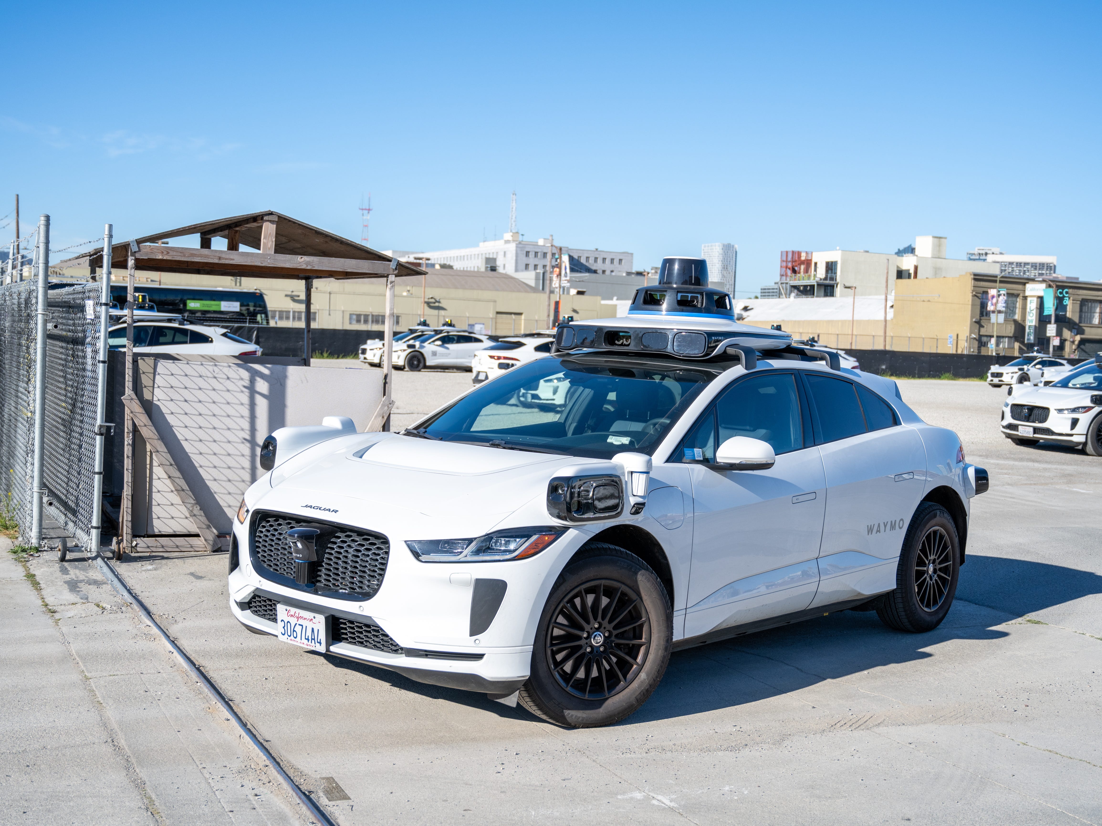 Waymo Rear Roof A Waymo car ended a ride early, then the company told the passenger to ...