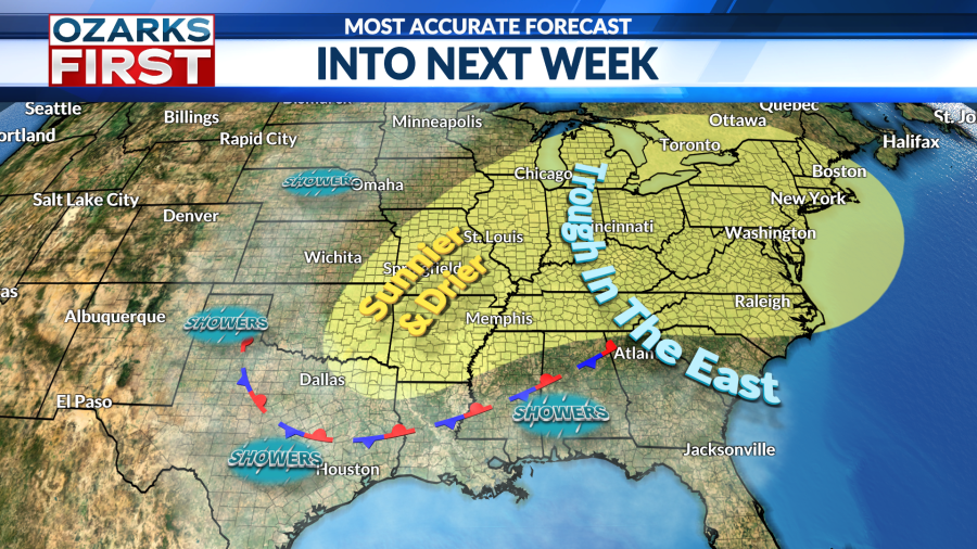 Messy May pattern gives way to drier weather by June - AOL