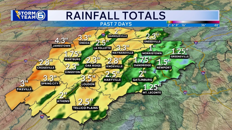 Wet pattern continues across East TN - AOL
