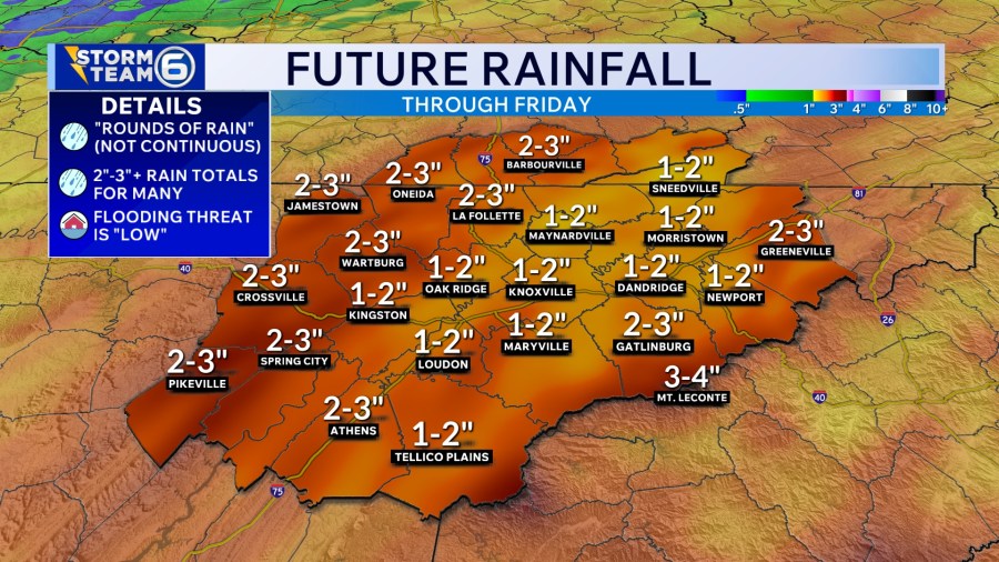 Wet pattern continues across East TN - AOL