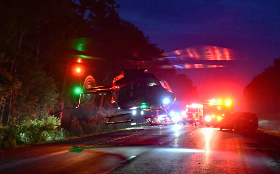 Medical helicopter requested after Interstate 95 car crash: CCFR - AOL