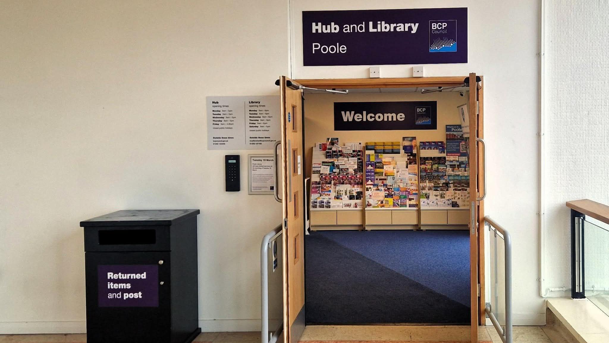 Ruabon Library Library roof Raac removal to continue for a year - AOL