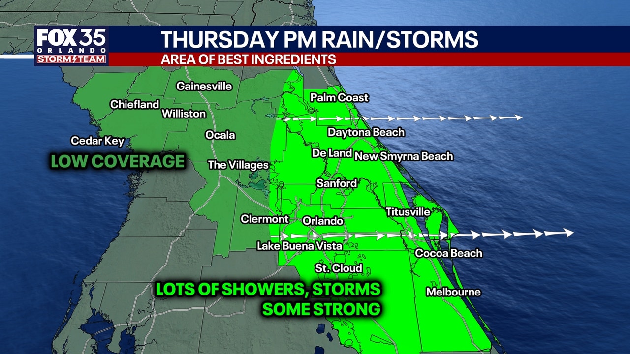 Orlando weather: Stormy pattern settles into Central Florida as ...