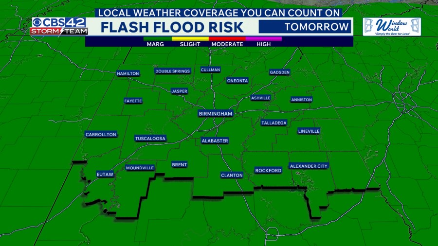 Heavy Rain and Storms Target Alabama Through Sunday Before Drier Air ...