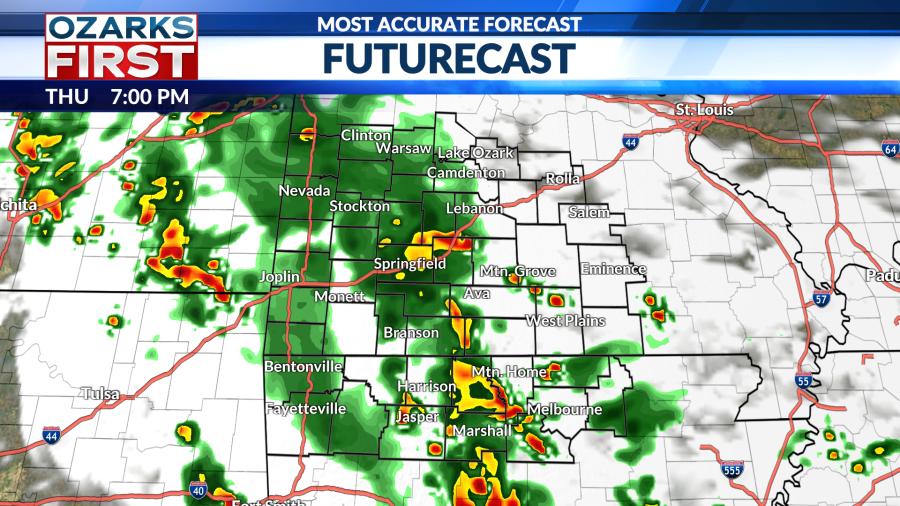Wet pattern gives way to drier weather and some heat later in the ...