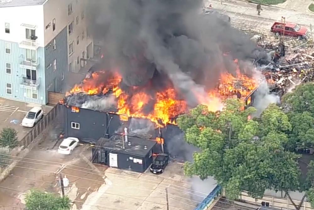 Three dead after gas explosion causes fire in Dallas apartment building ...