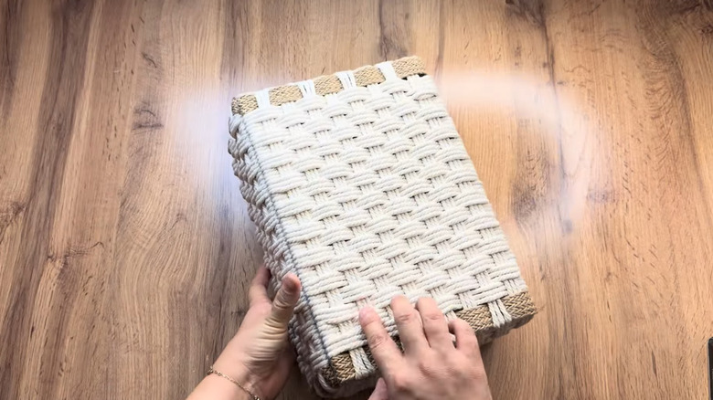 Stop Wasting Old Shoeboxes — Transform Them Into Chic Woven Storage ...