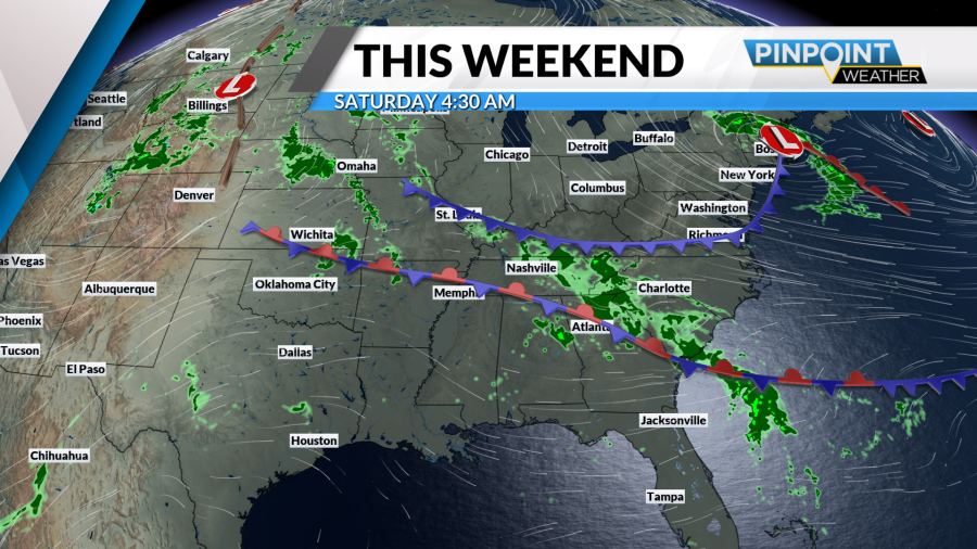 Unsettled weather to kick off June with scattered showers - AOL