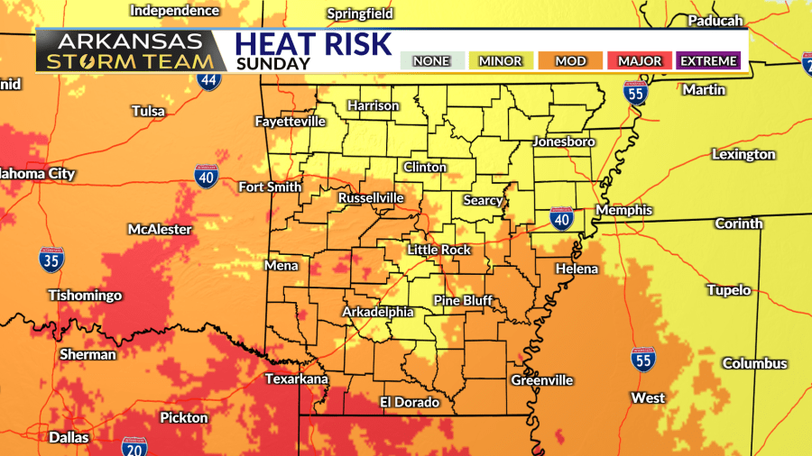 Arkansas Storm Team Forecast: Strong storms Saturday as hot & humid ...