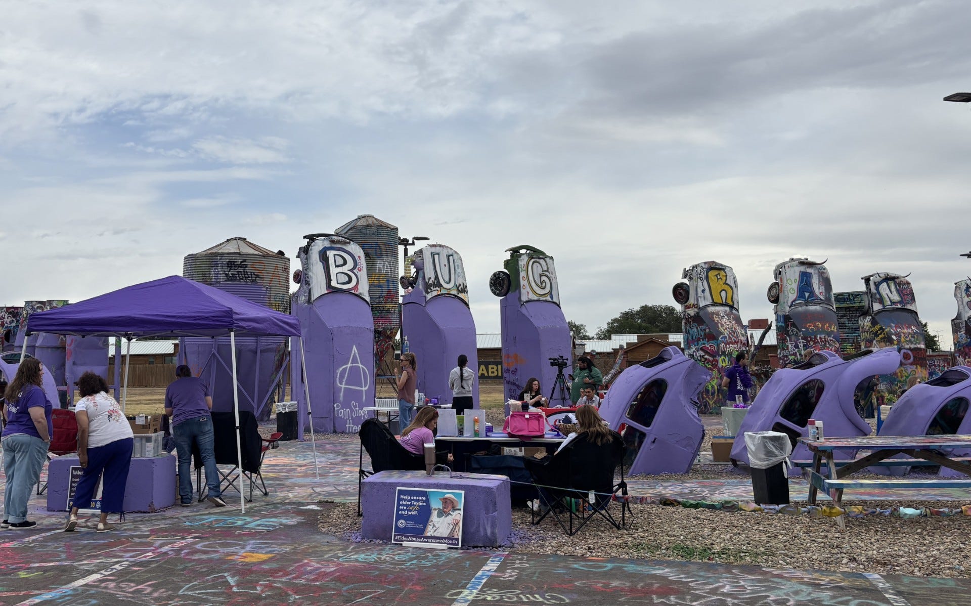 Purple reigns at Slug Bug Ranch for Elder Abuse Prevention Month - AOL