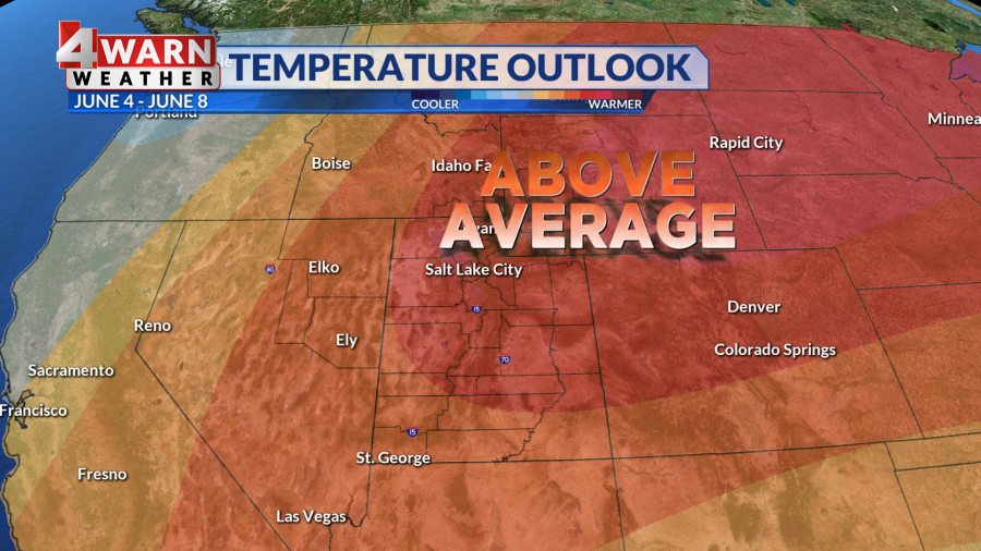Rain showers Saturday with cooler weekend, heat building for next week ...