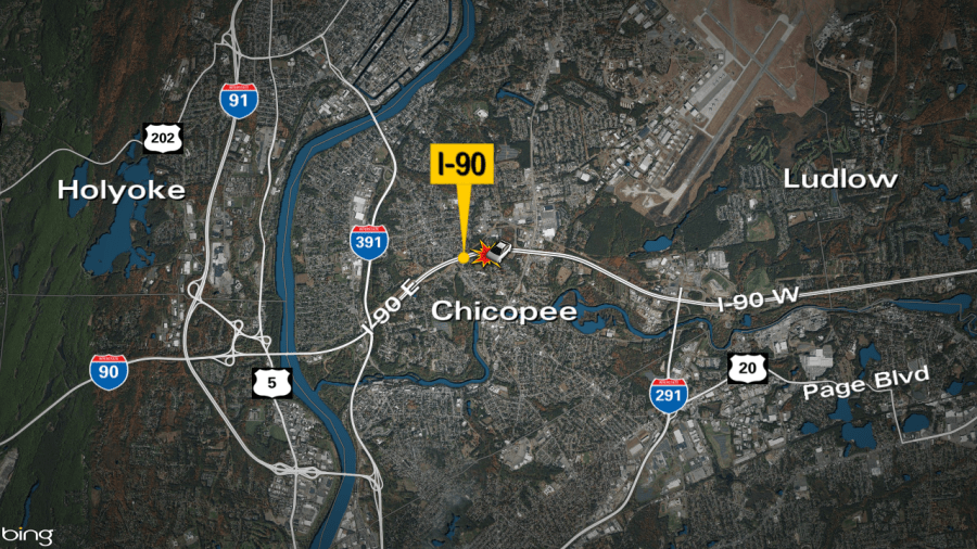 Portion of Mass Pike in Chicopee reopens after crash - AOL