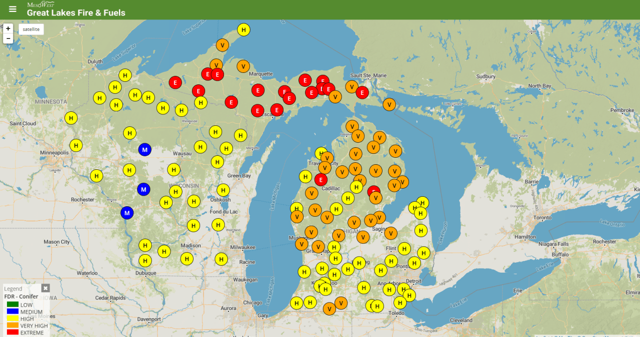 Much of Michigan’s Upper Peninsula under ‘extreme’ fire danger, DNR ...