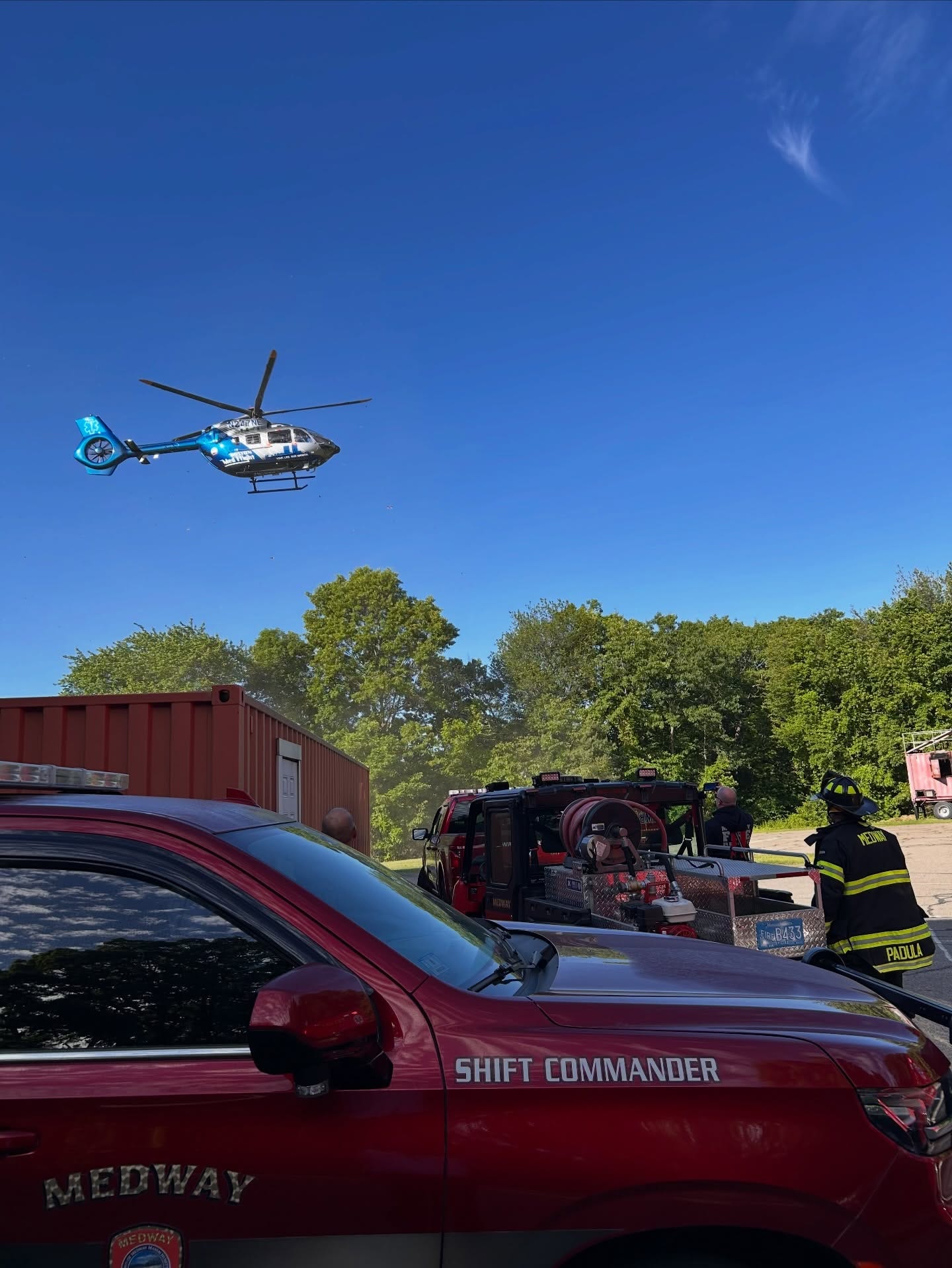 Teen girl airlifted to hospital after e-bike hit by car in Medway MA - AOL