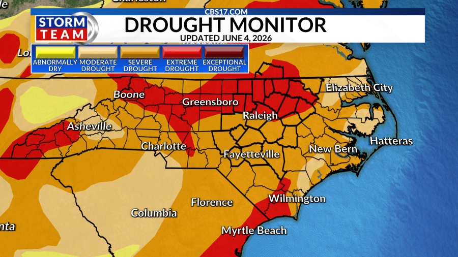 Little relief for Triangle as extreme drought persists across central ...