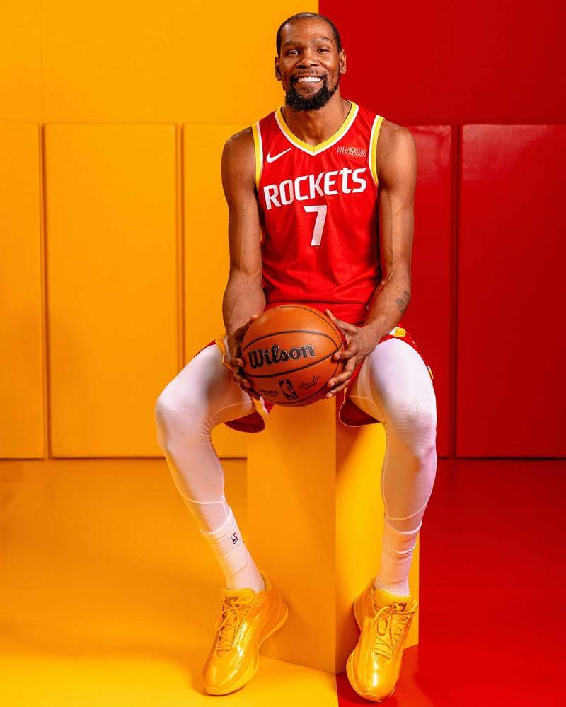 Kd Rockets Hat Houston Rockets' bold new uniforms revive 'ketchup and mustard' look - AOL