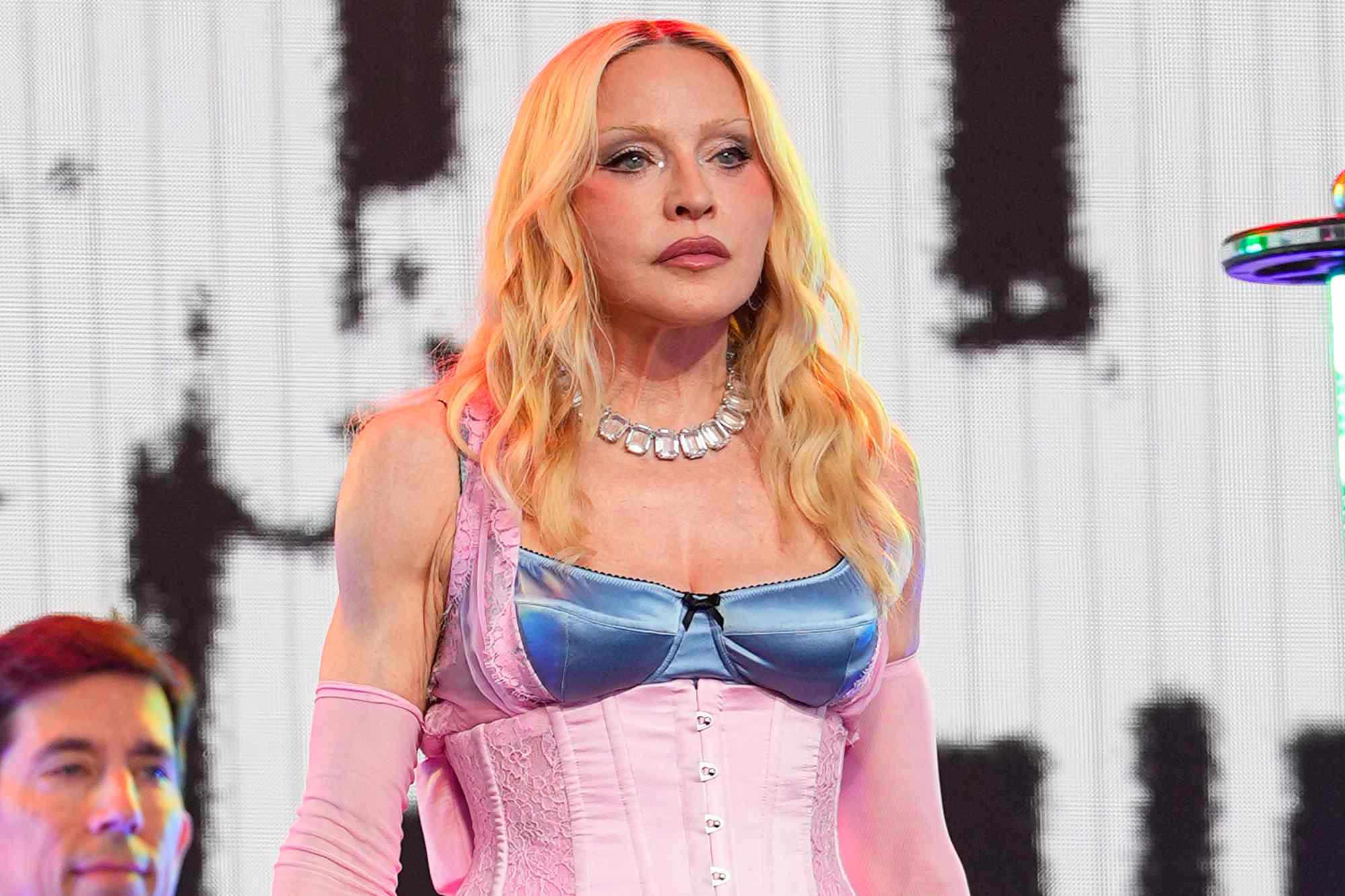 madonna pink dress costume Madonna - Material Girl Adult Costume