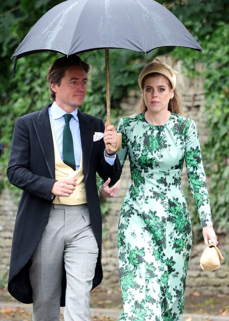 princess beatrice re-wears beulah london's green dress to easter service Princess Beatrice is spring perfection in revived waist-cinching dress