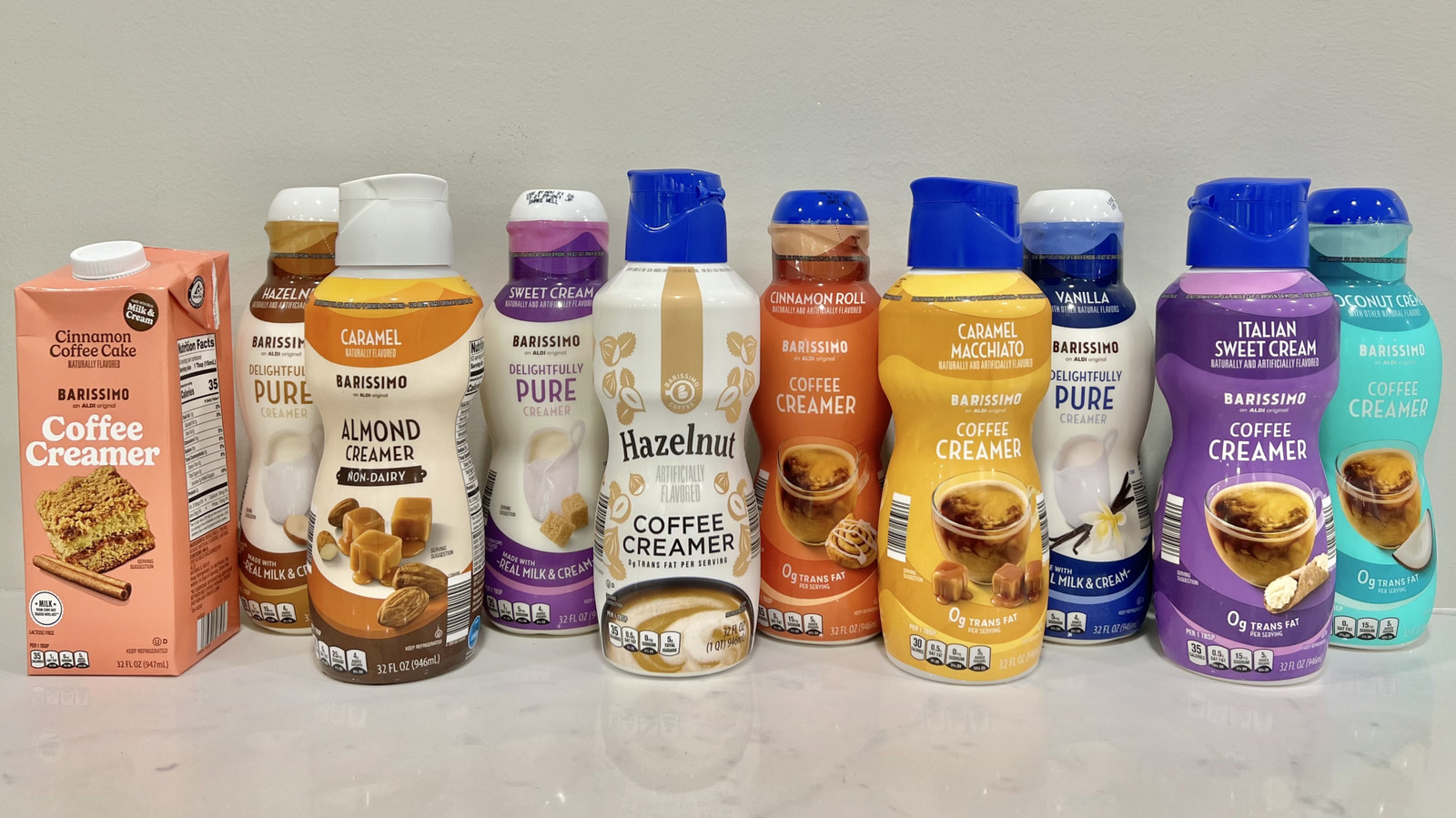 I Tried And Ranked 10 Aldi Barissimo Coffee Creamers - AOL