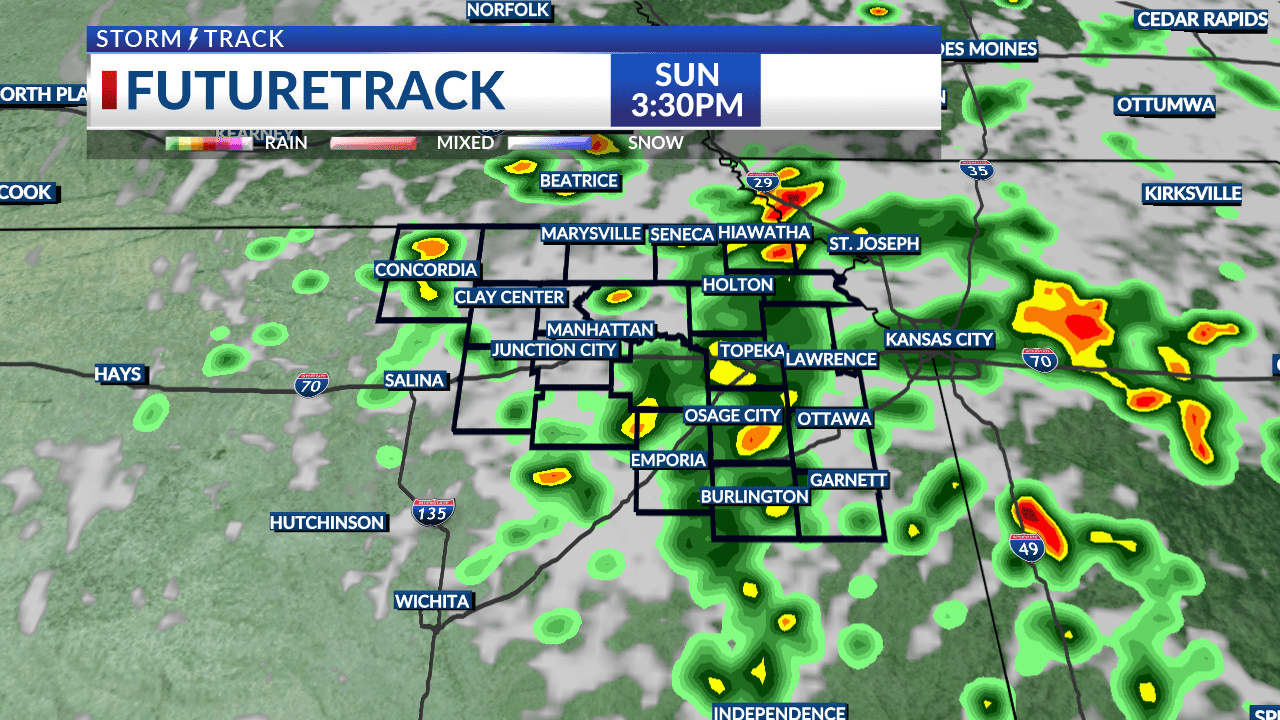 Scattered showers and storms pick up tonight, lingering into Sunday - AOL