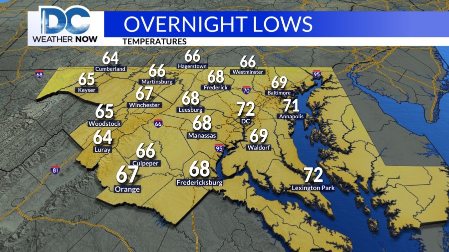 Some more showers and possible storms overnight - AOL