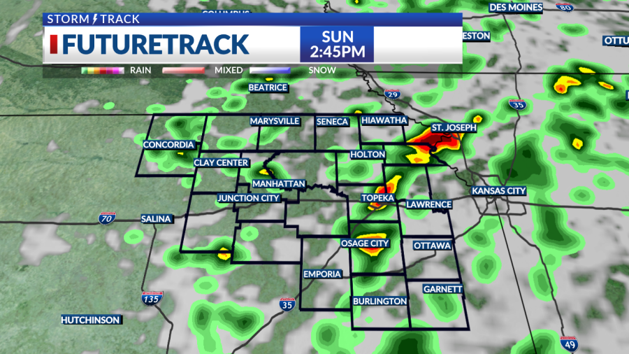 Cool end to the weekend with scattered showers and storms - AOL