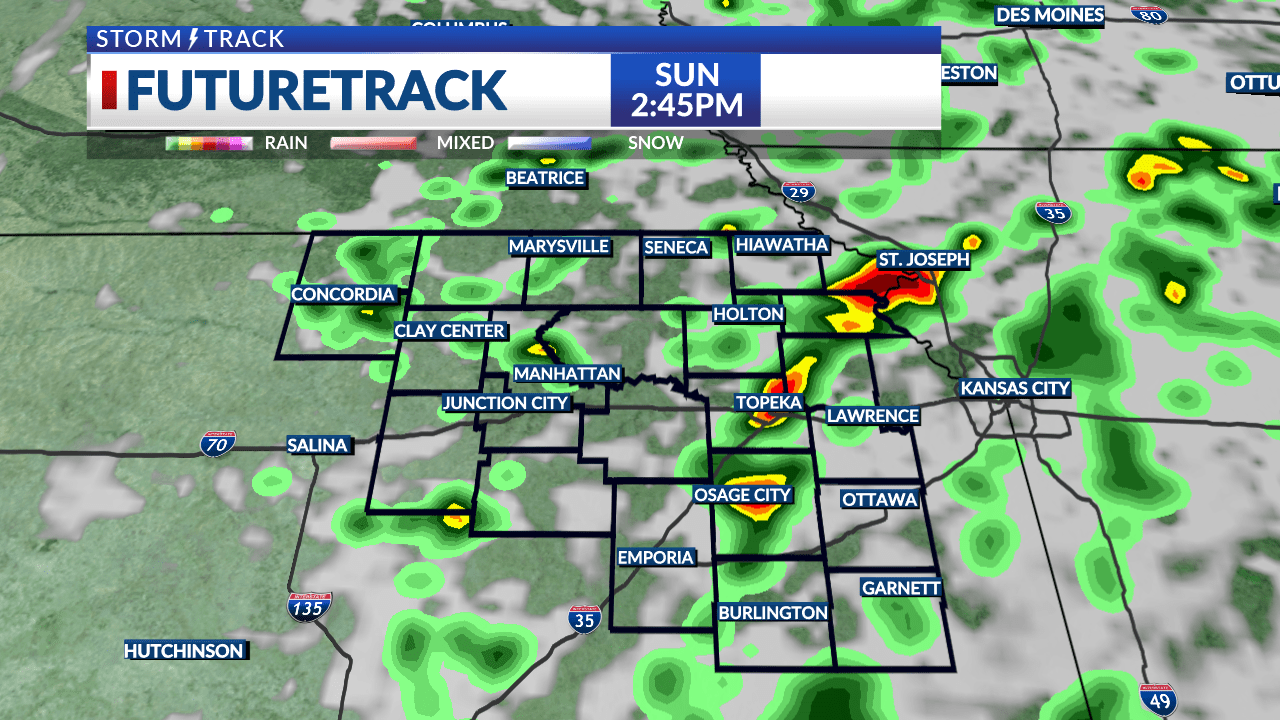 Cool end to the weekend with scattered showers and storms - AOL