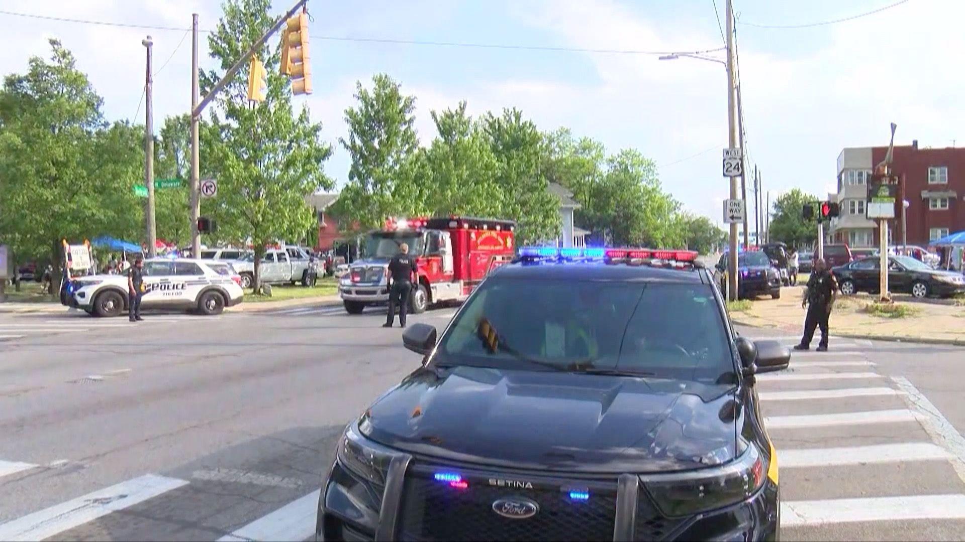 Manhunt continues after 12 people shot near festival in Ohio - AOL