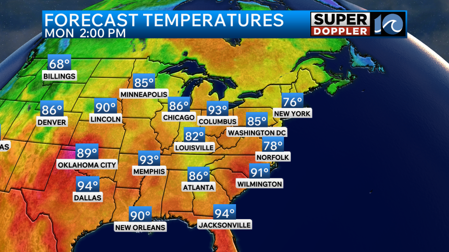 Blog: A two day cool down. Then back to the heat - AOL