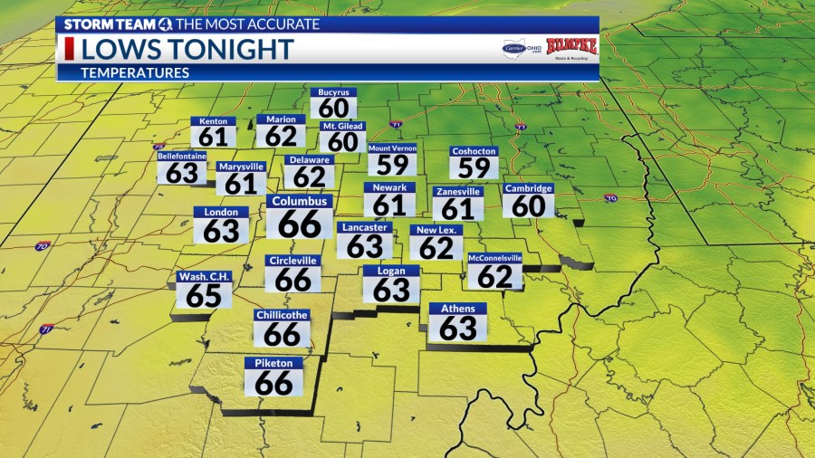 Columbus Weather: Rain, storms, warm, & muggy week - AOL