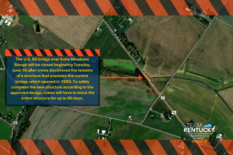 Foundation discovery closes US 60 bridge in Daviess County - AOL