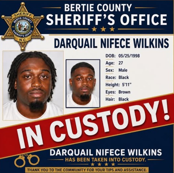 Bertie County Sheriff’s Office arrests wanted murder suspect - AOL