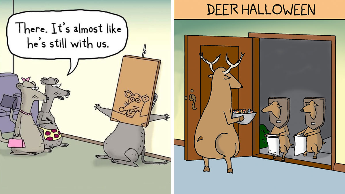 Dave Blazek Created 48 New One-Panel Comics Full Of Clever Twists