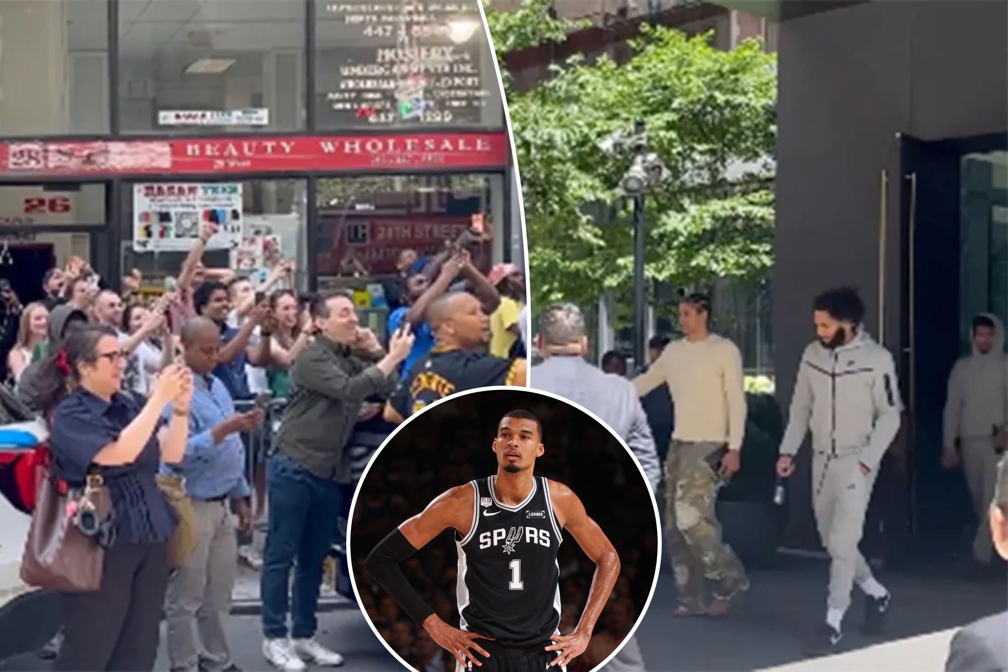 Knicks fans wait outside Spurs hotel to boo players with tension ...