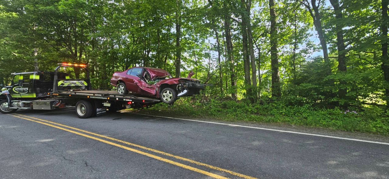 Driver hospitalized after car hits trees, pole in Montgomery - AOL
