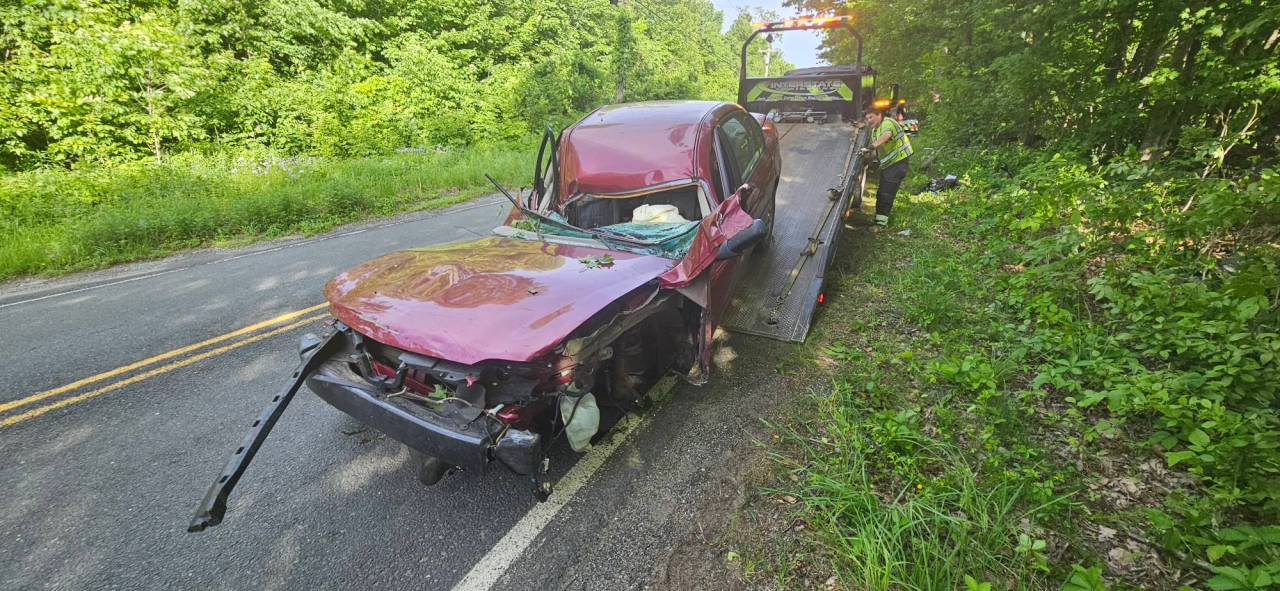 Driver hospitalized after car hits trees, pole in Montgomery - AOL