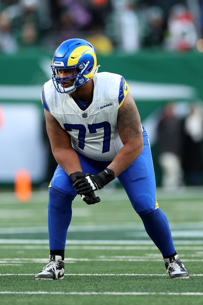 Rams offensive lineman Alaric Jackson arrested on suspicion of felony ...