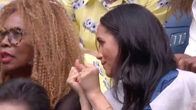 Meghan Markle Trolled as Video Resurfaces of Duchess Being 'Ignored' by BFF  Serena Williams' Mom: 'Super Cringe' - AOL