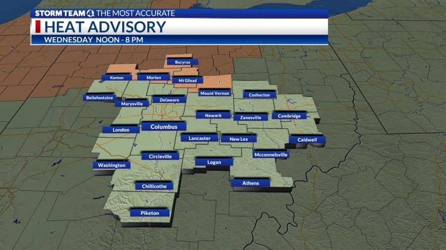 Columbus weather: Warm, muggy, some sun, scattered storms next few days ...