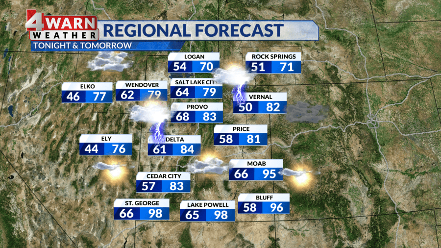 Fire weather danger continues this week with a few isolated storms ...