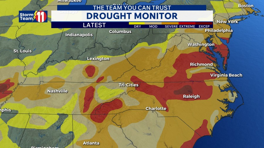 Drought conditions persist across Southeast, some improvement - AOL