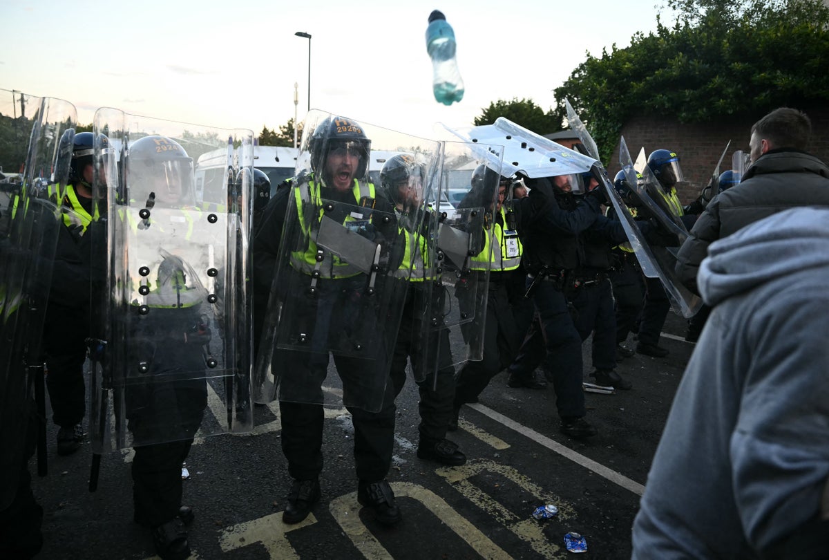 Bricklayer jailed after lobbing bin during Henry Nowak protest - AOL