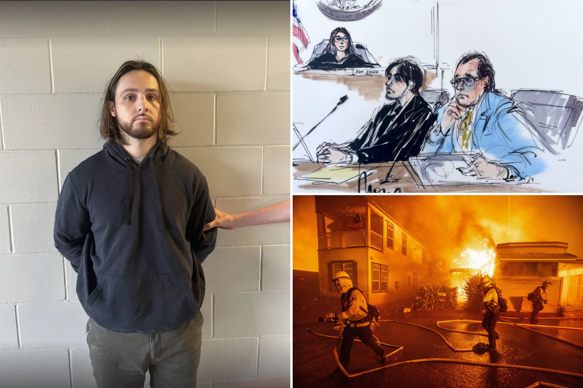 Palisades Fire case opens with disturbing 911 calls played in court - AOL