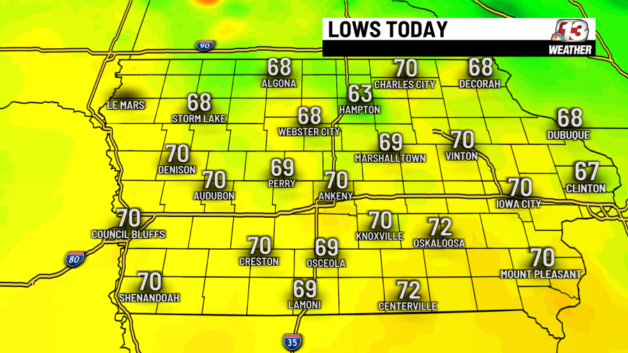 More storm chances, increased heat on the way in Iowa - AOL