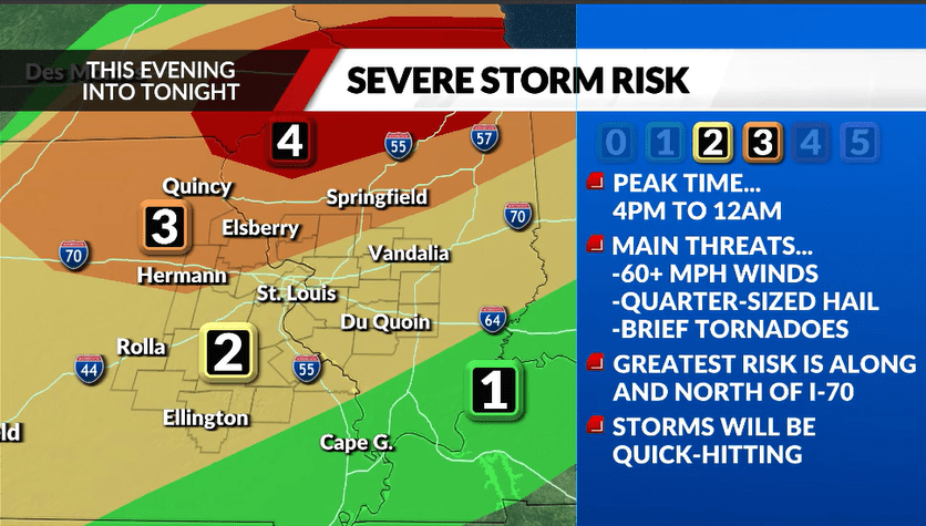 When to expect strong storms Thursday in St. Louis - AOL