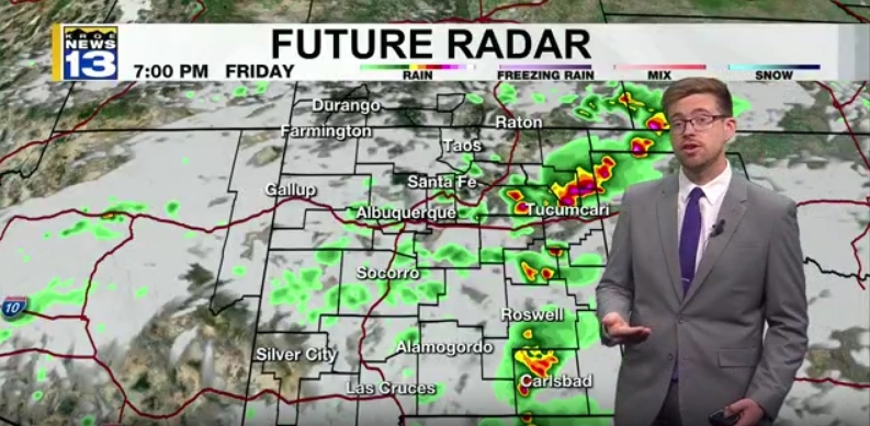 Heat continues with rain returning to New Mexico - AOL