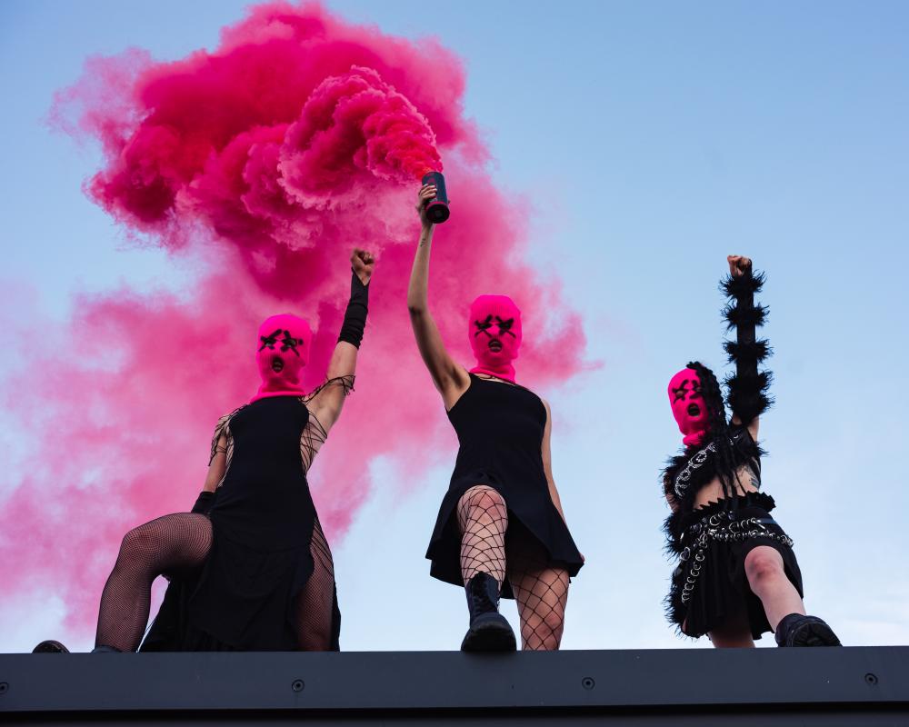 Pussy Riot: CYKA review – debut album from iconic Russian agitators is ...