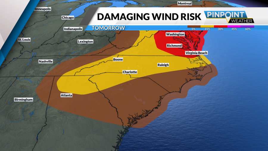 Sunday Forecast: Pop-up showers, storms expected in the Carolinas with ...